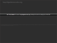 Tablet Screenshot of bayridgedemocrats.org